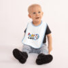 Paint For A Cure Embroidered Baby Bib - Image 2